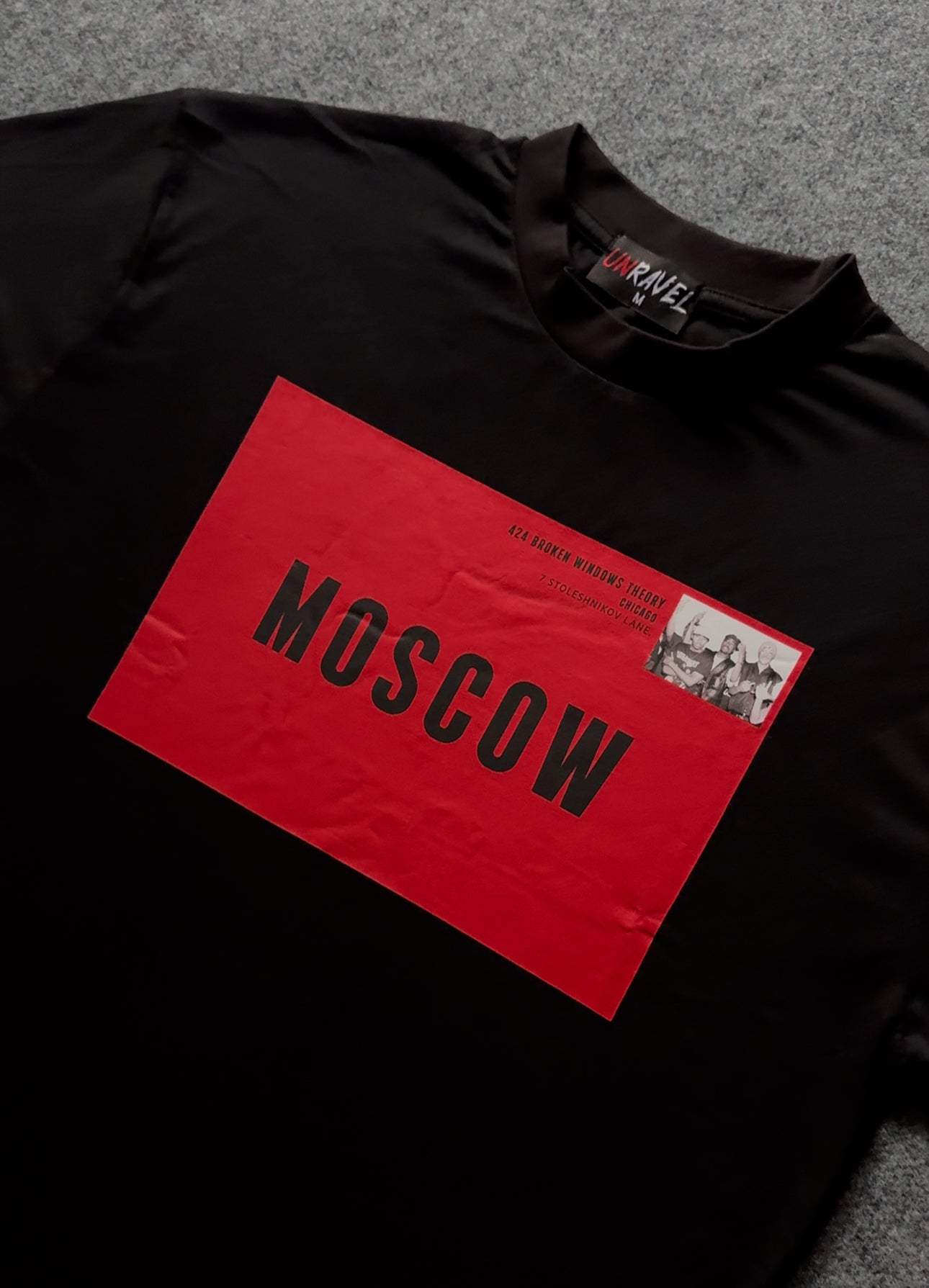 MOSCOW | Black Oversized T-shirt