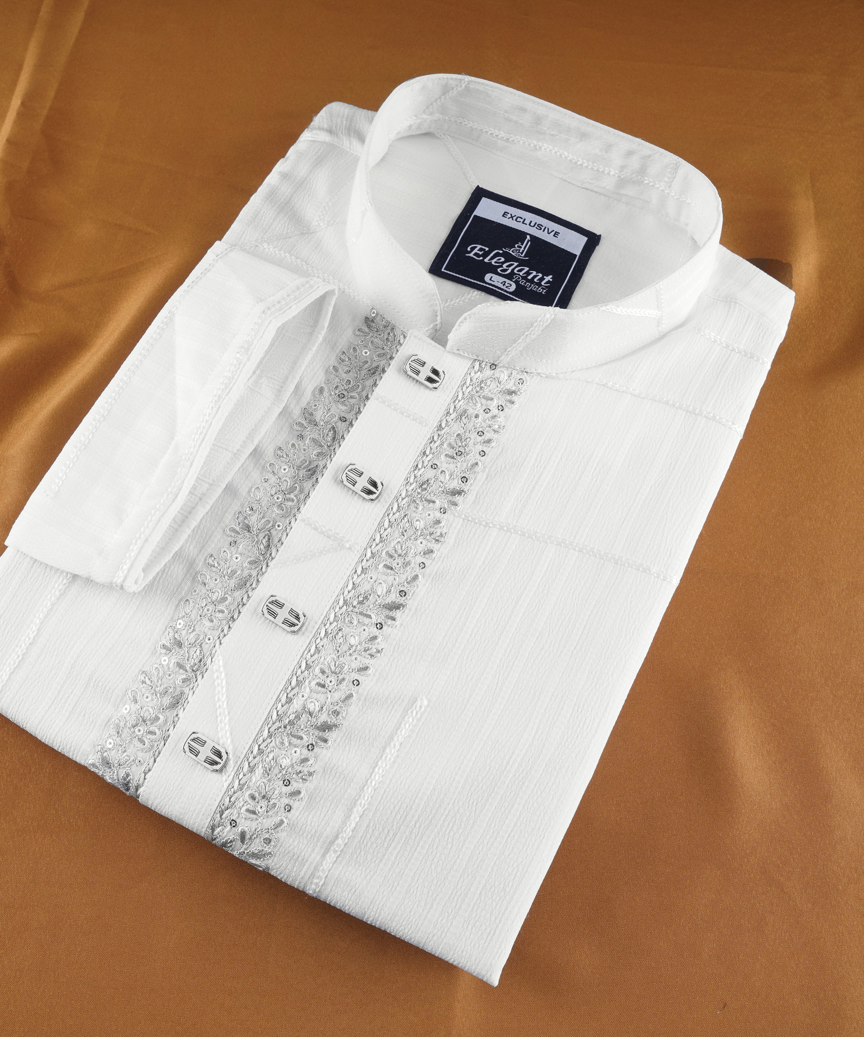 Unravel Classic White Punjabi