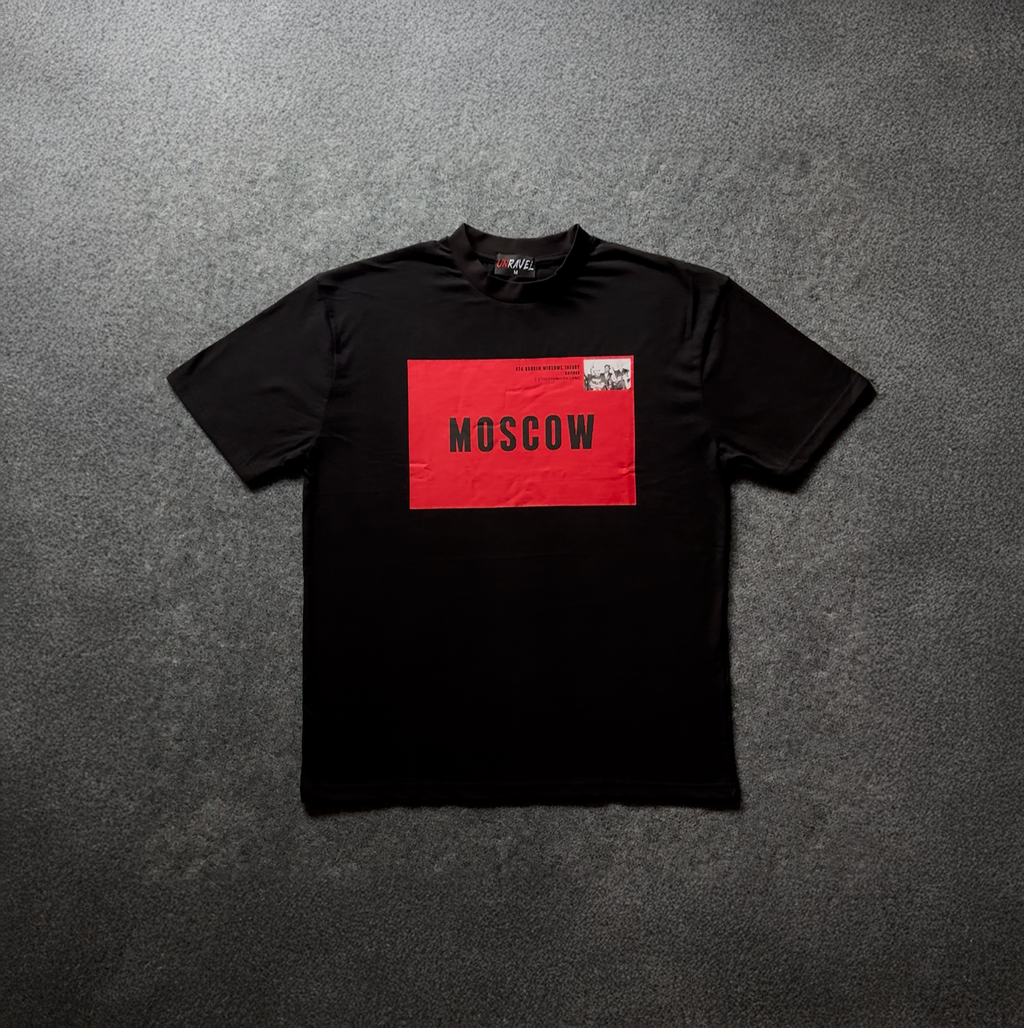 MOSCOW | Black Oversized T-shirt
