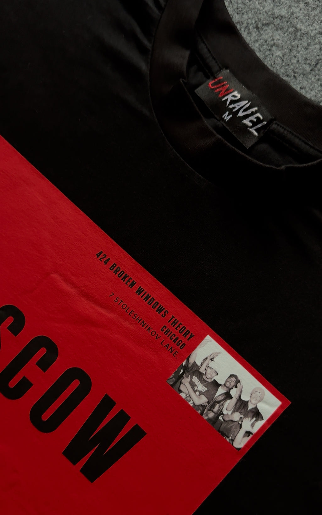 MOSCOW | Black Oversized T-shirt