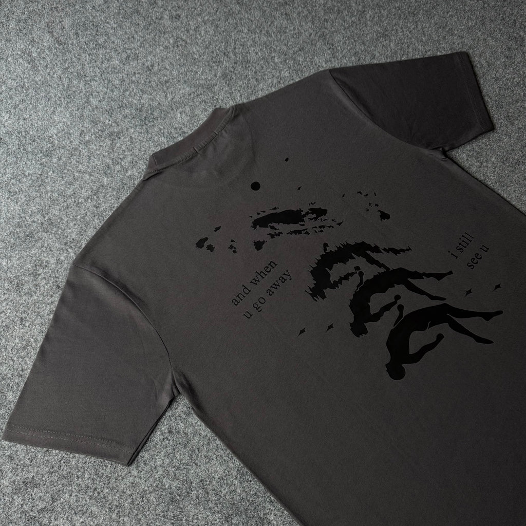 Cigarettes after sex | Charcoal Grey Oversized T-shirt