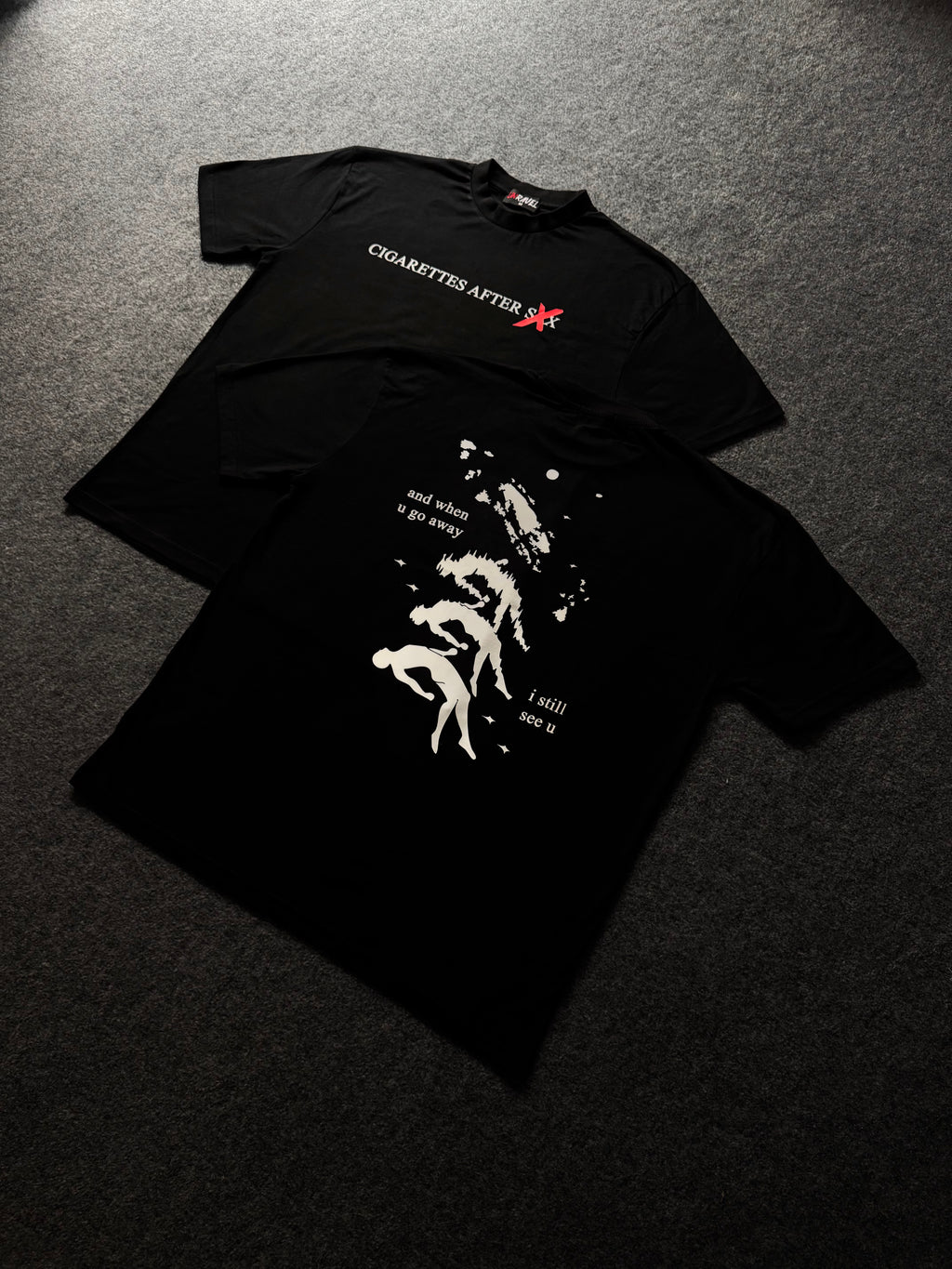 Cigarettes after sex | Black Oversized T-shirt