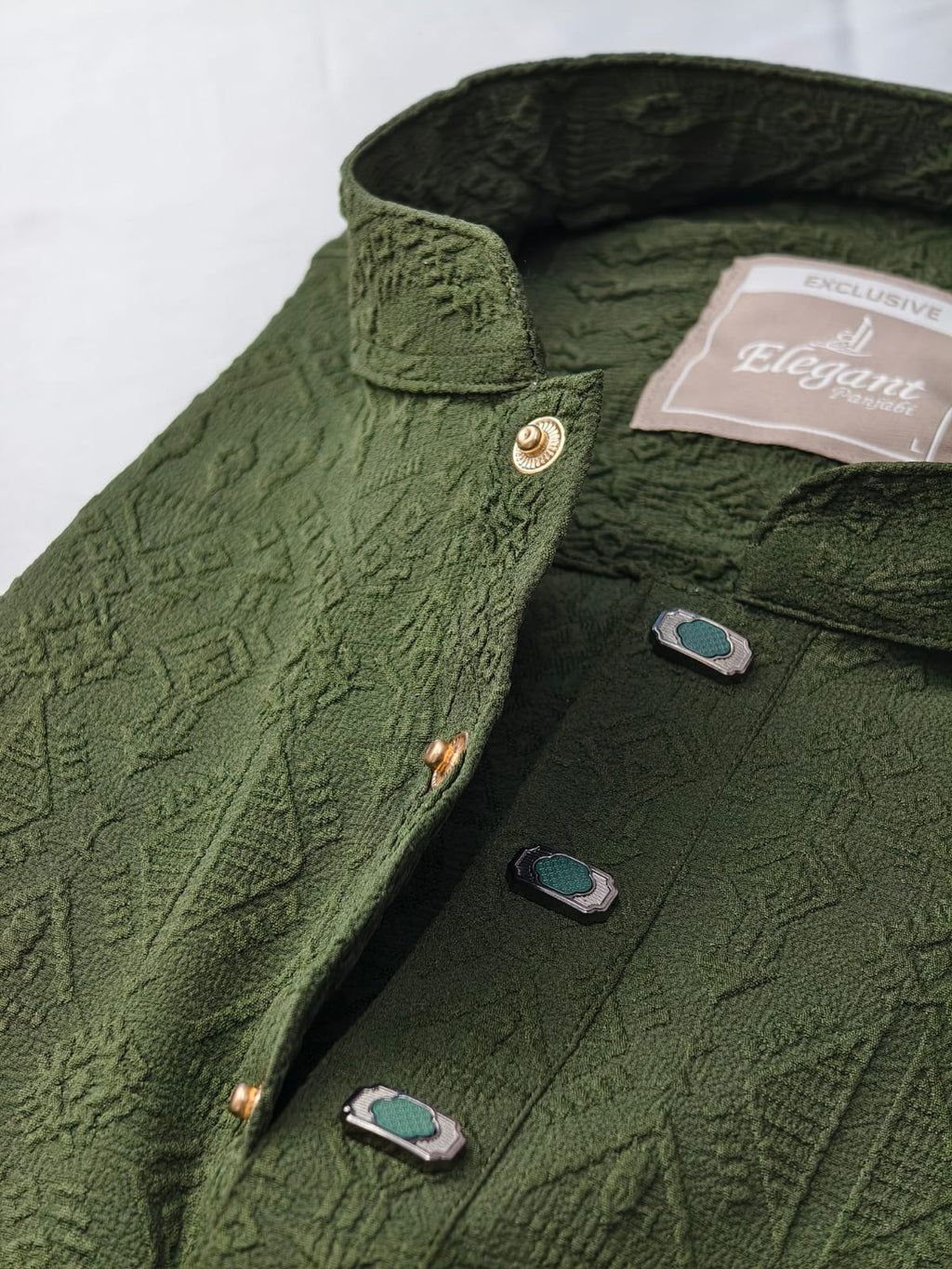 Unravel Olive Weave Punjabi