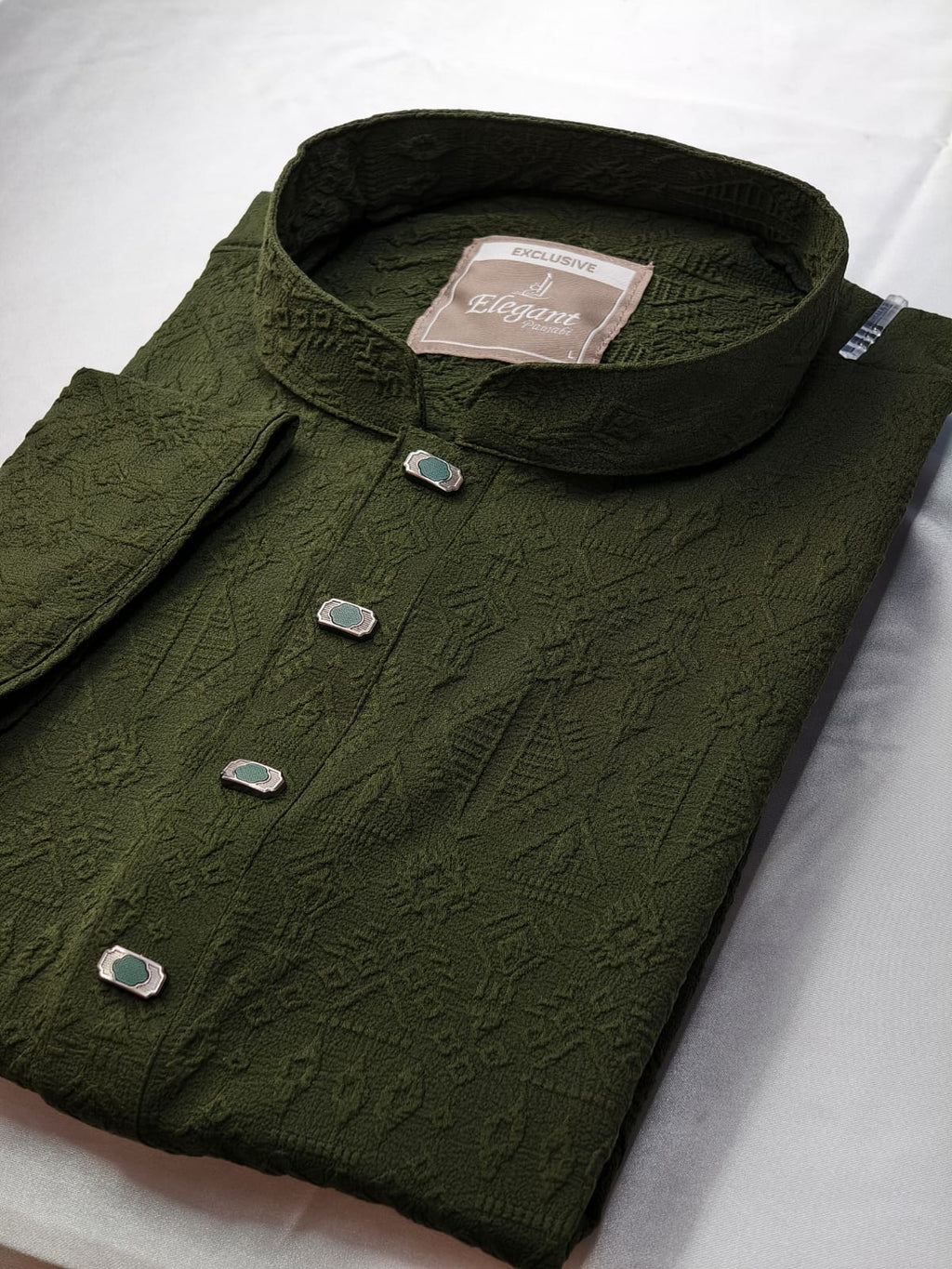 Unravel Olive Weave Punjabi