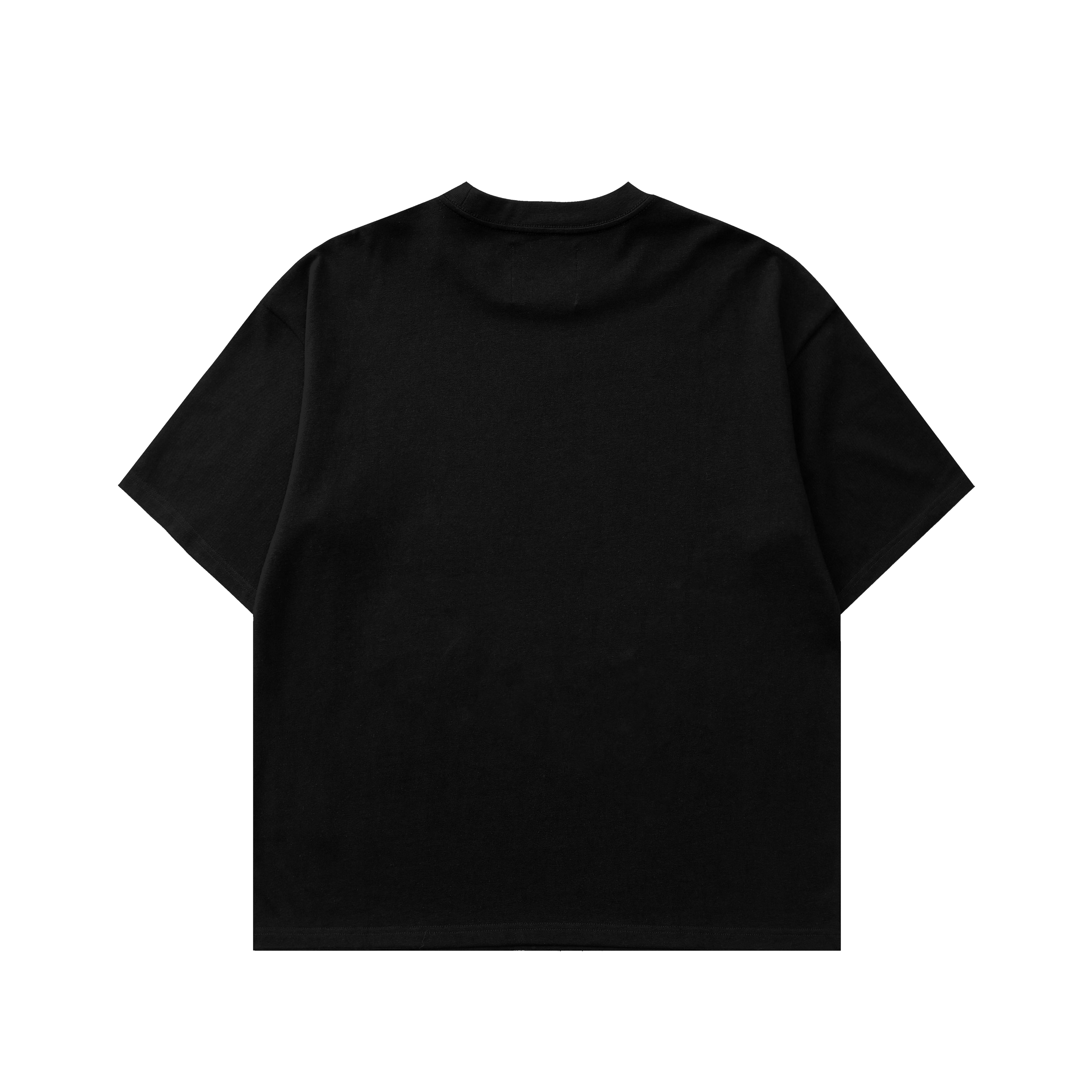 Oversized Solid Tee - Black