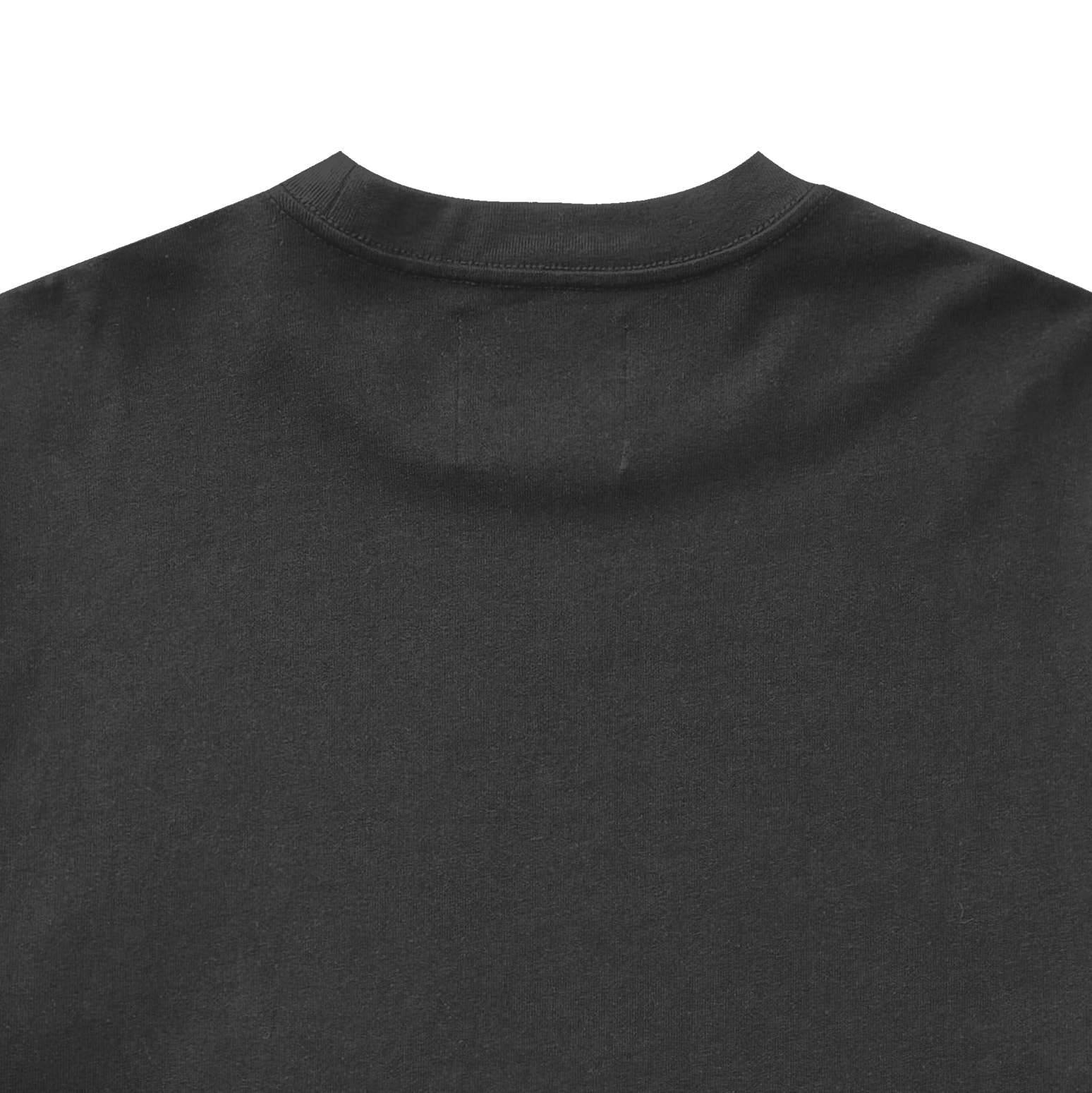 Oversized Solid Tee - Charcoal Grey