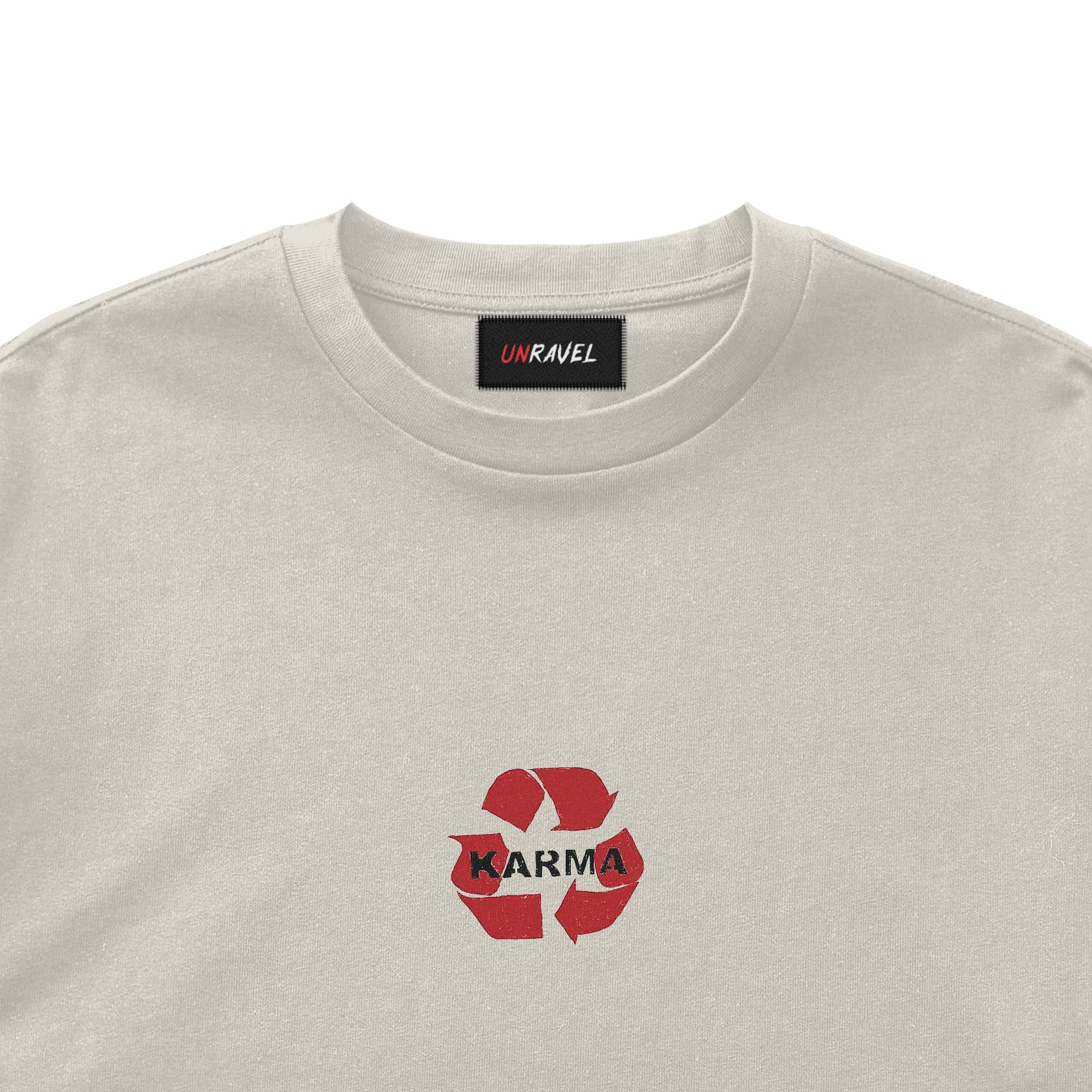 Karma | Off White Oversized T-shirt