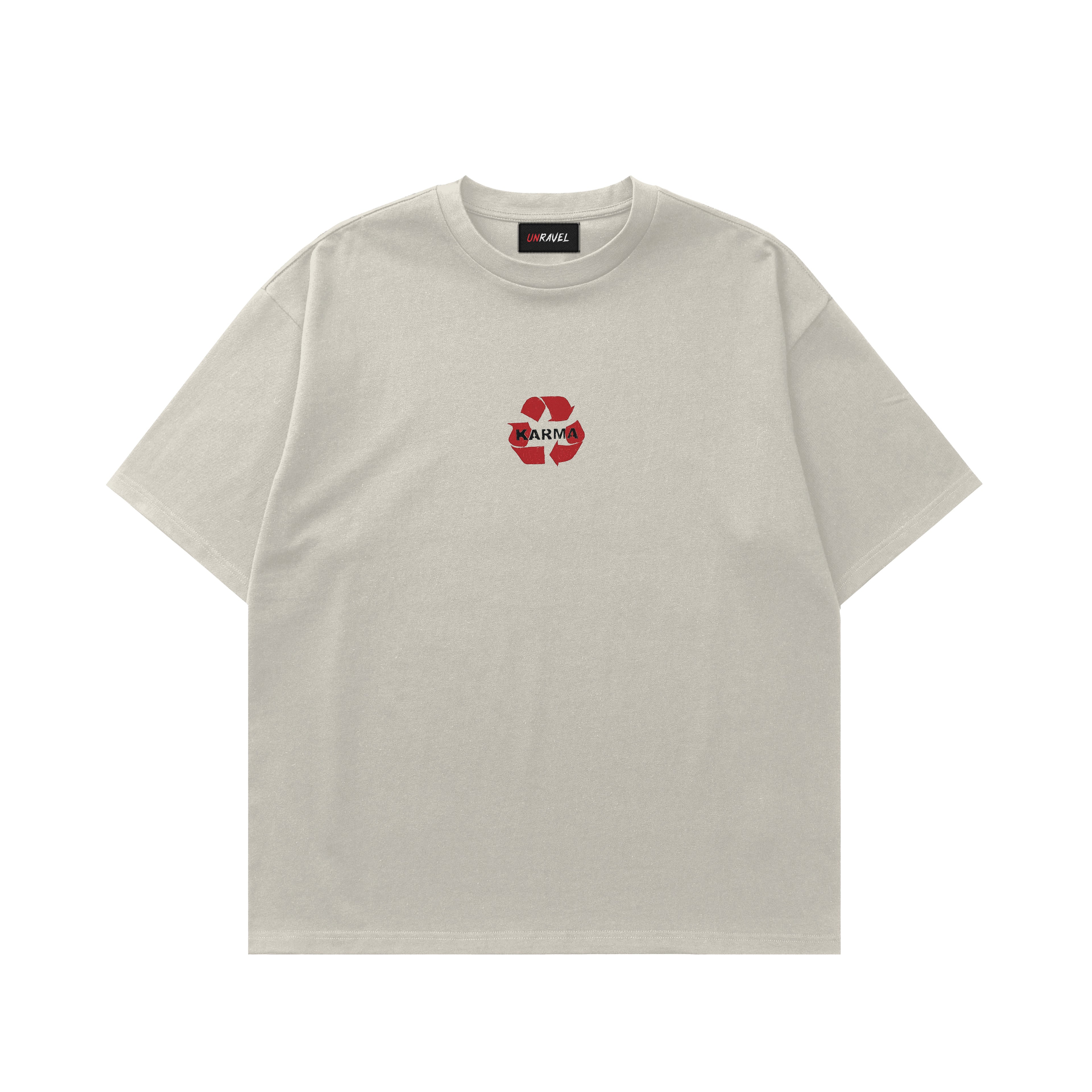 Karma | Off White Oversized T-shirt