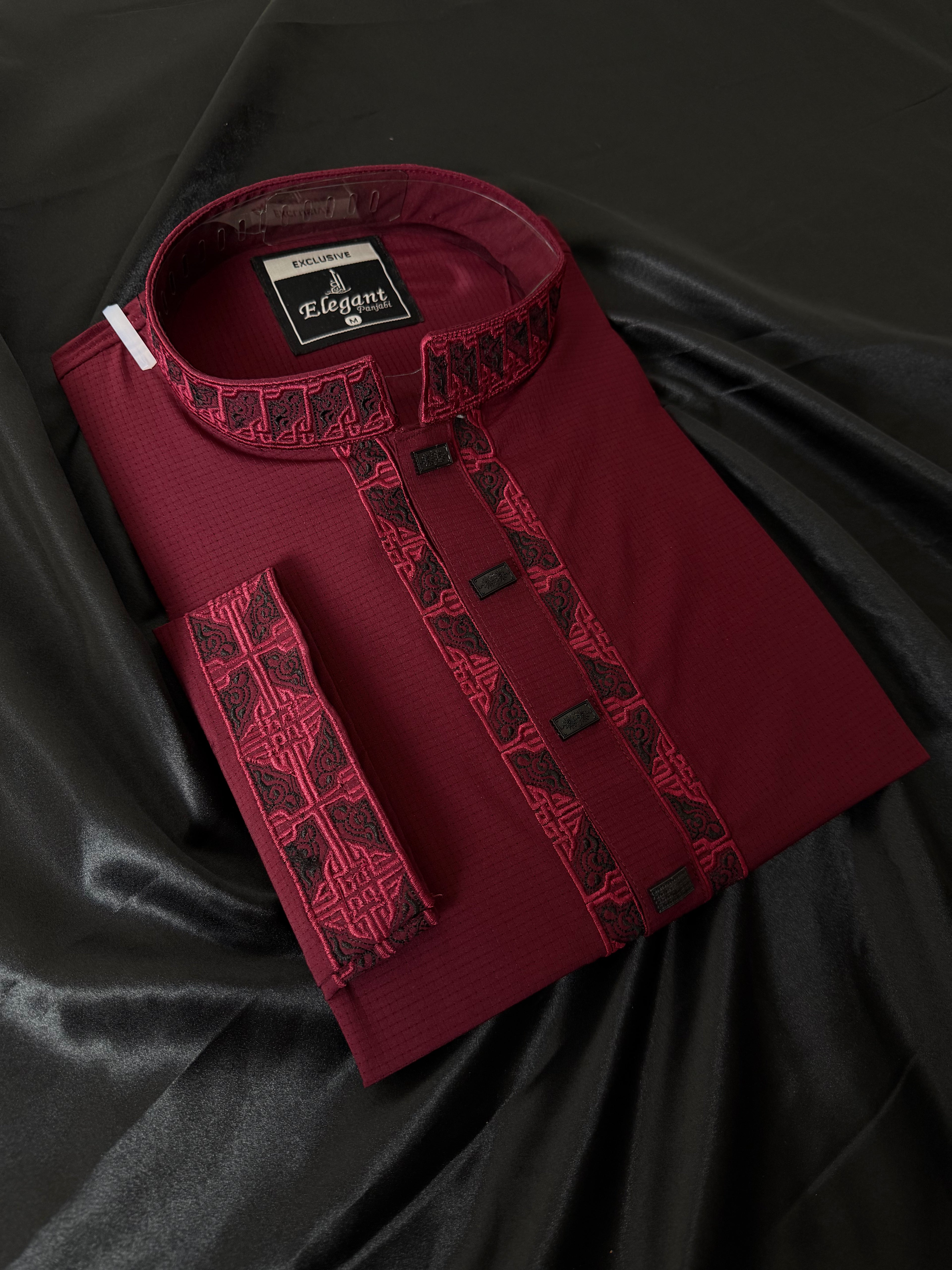 Unravel Maroon Crown Punjabi