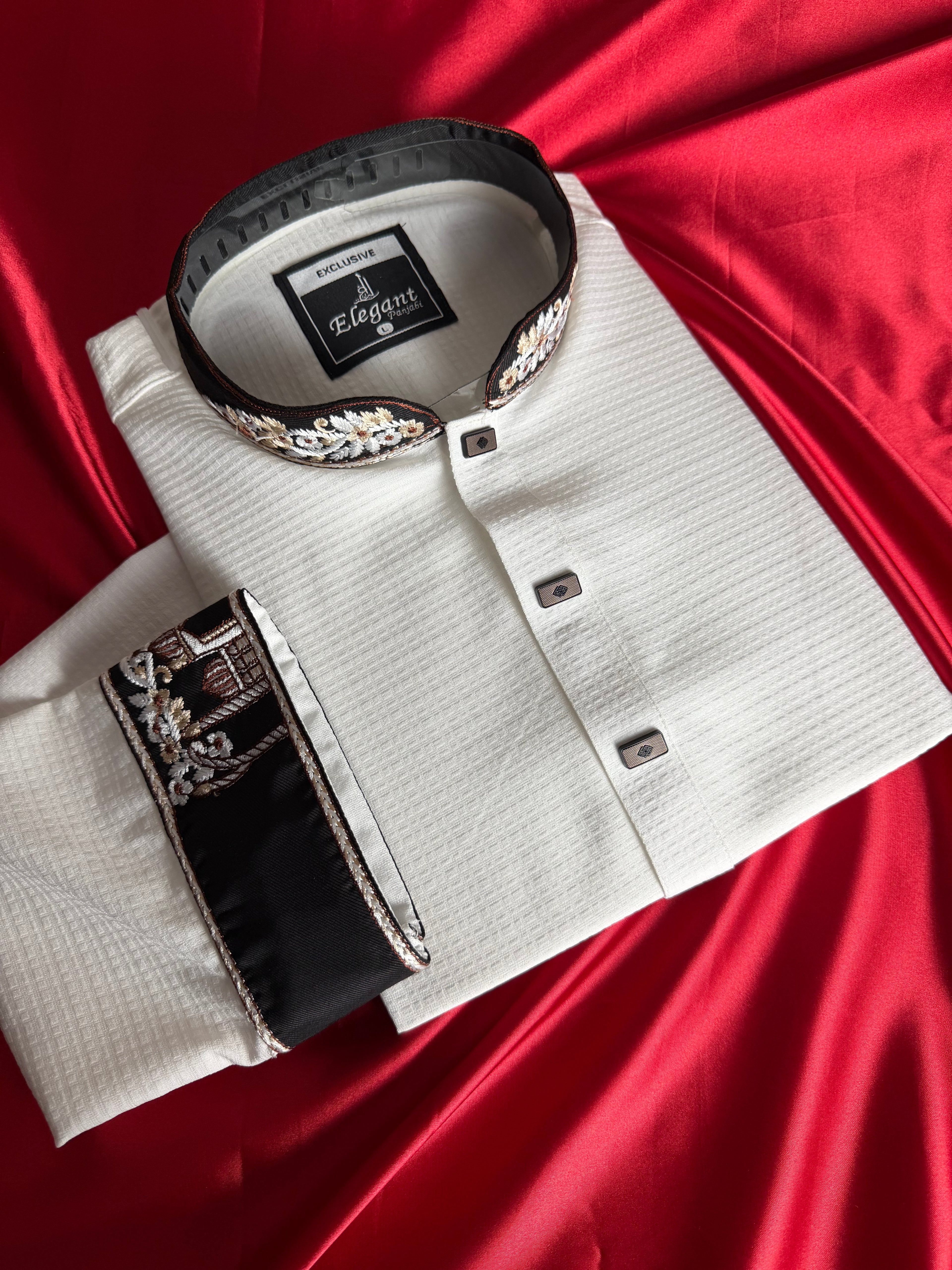 Unravel Shahi White Punjabi