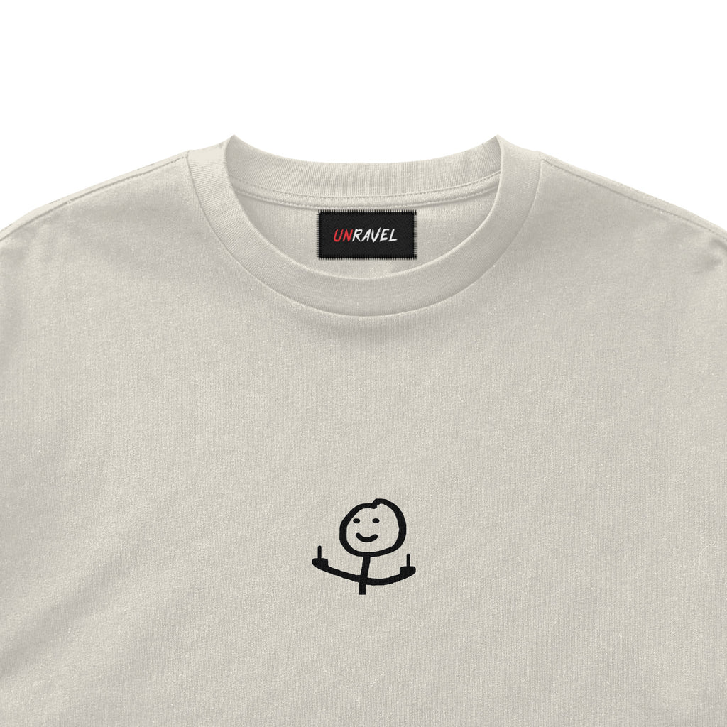 POV: You don't give a F*ck | Limited Edition Off White Oversized T-shirt